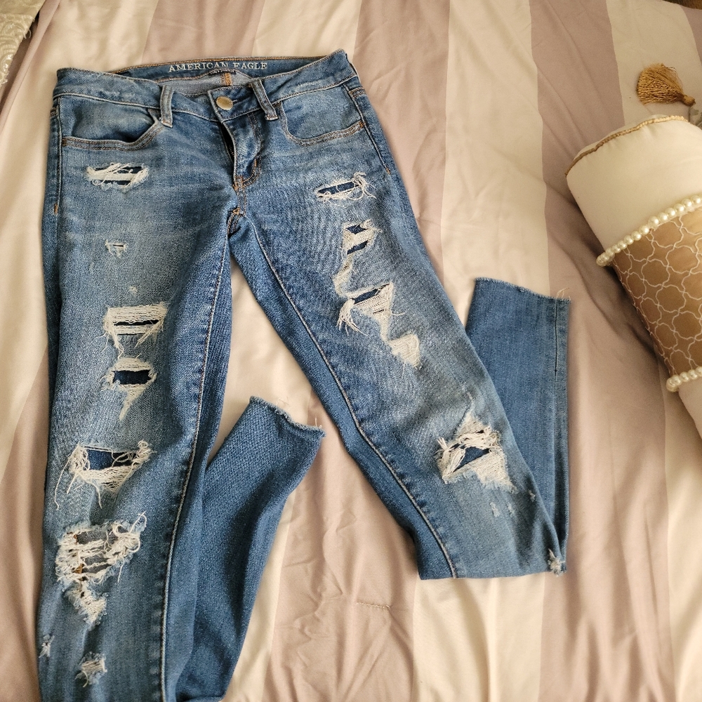 Blue denim for woman